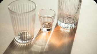 Amber Glass Vase