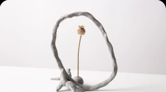 Minimal Clay Sculpture